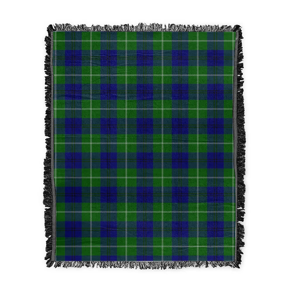 Scottish Tartan Oliphant Modern Clan Woven Blanket Plaid Style