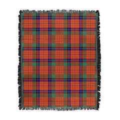 Scottish Tartan Nicolson Ancient Clan Woven Blanket Plaid Style