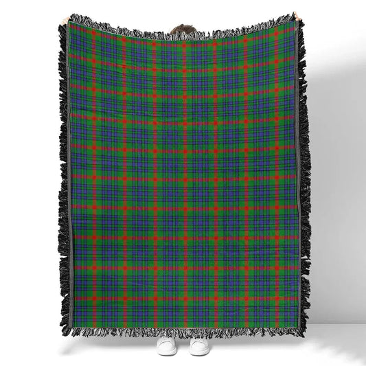 Scottish Tartan Aiton Clan Woven Blanket Plaid Style