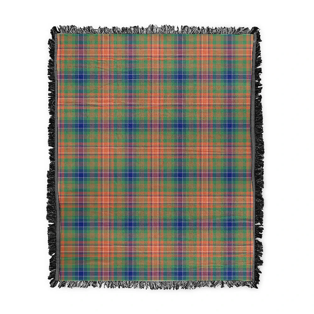 Scottish Tartan Wilson Ancient Clan Woven Blanket Plaid Style