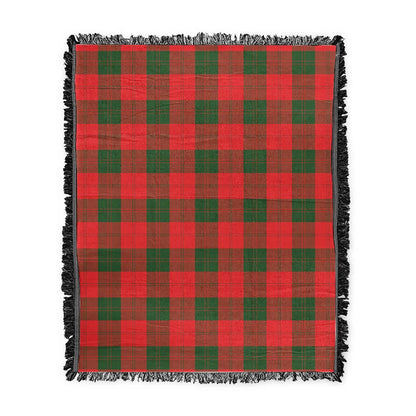 Scottish Tartan Erskine Modern Clan Woven Blanket Plaid Style