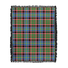 Scottish Tartan Stirling & Bannockburn District Clan Woven Blanket Plaid Style