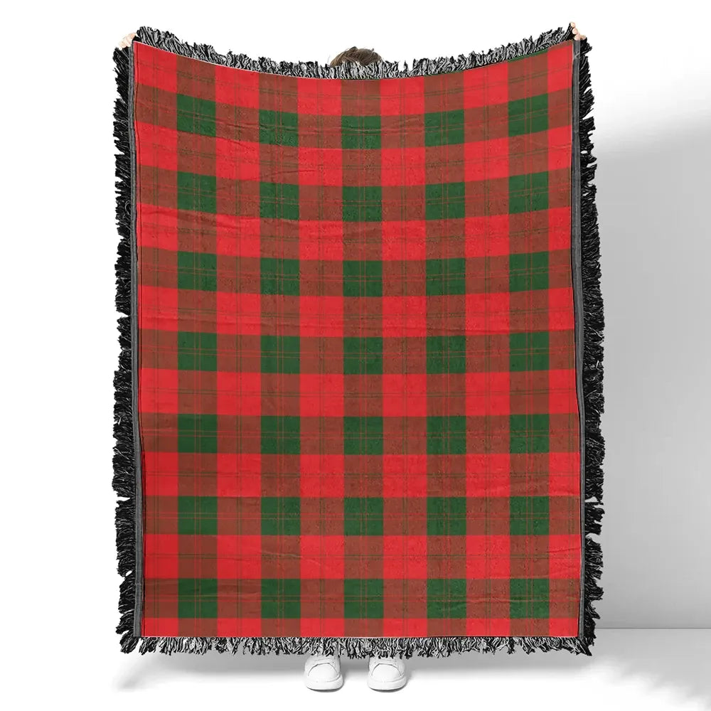 Scottish Tartan Erskine Modern Clan Woven Blanket Plaid Style