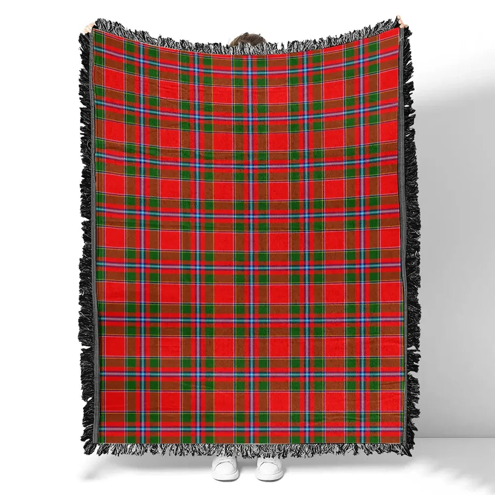 Scottish Tartan Perthshire District Clan Woven Blanket Plaid Style