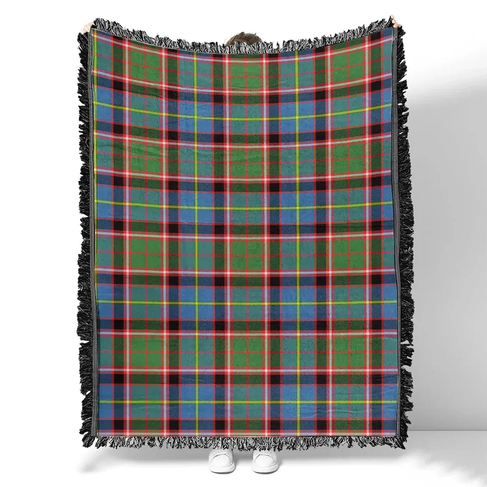 Scottish Tartan Stirling & Bannockburn District Clan Woven Blanket Plaid Style