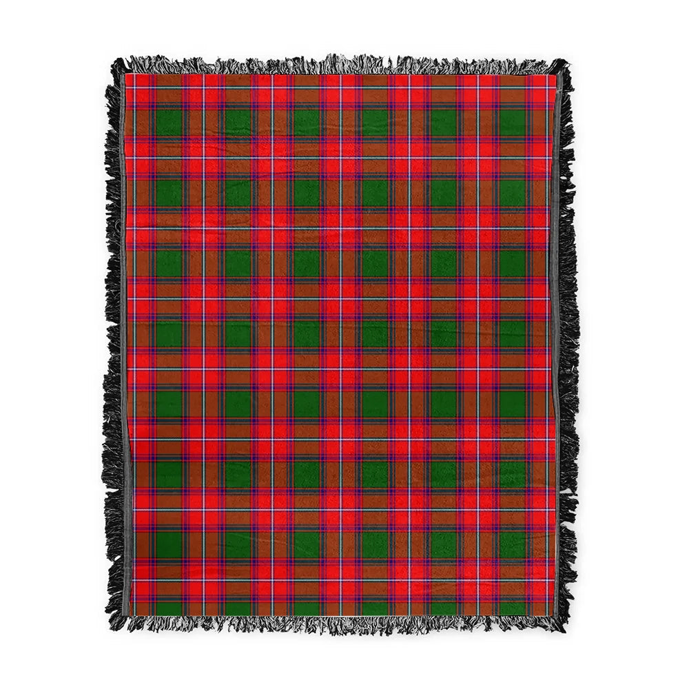 Scottish Tartan Rattray Modern Clan Woven Blanket Plaid Style