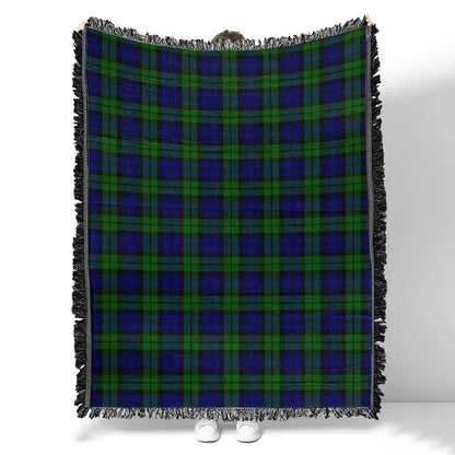 Scottish Tartan Campbell Modern Clan Woven Blanket Plaid Style