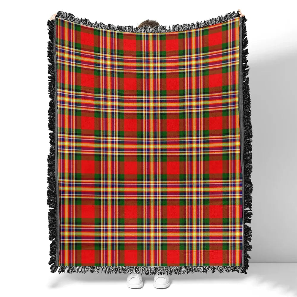 Scottish Tartan MacGill Modern Clan Woven Blanket Plaid Style