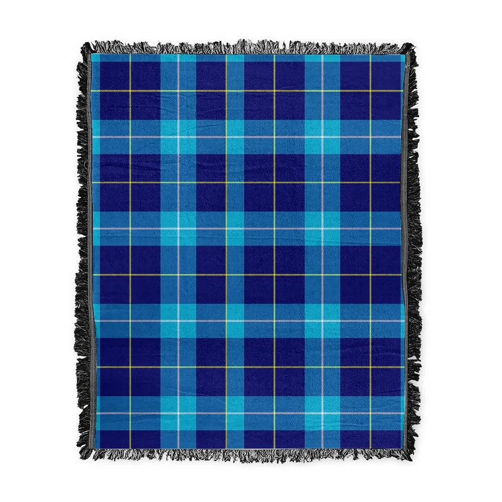 Scottish Tartan McKerrell Clan Woven Blanket Plaid Style