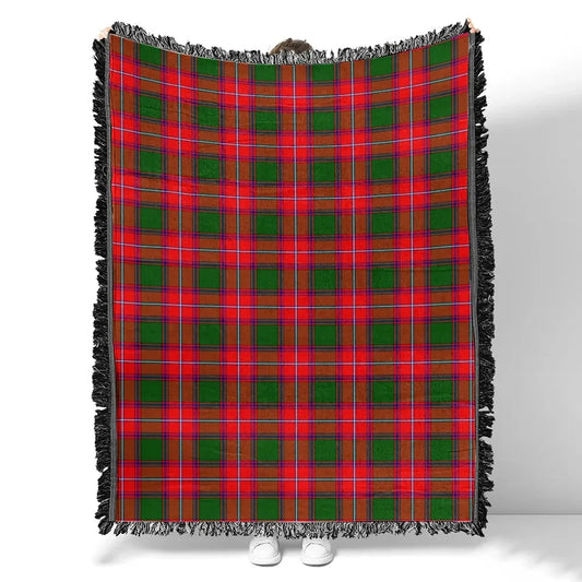 Scottish Tartan Rattray Modern Clan Woven Blanket Plaid Style