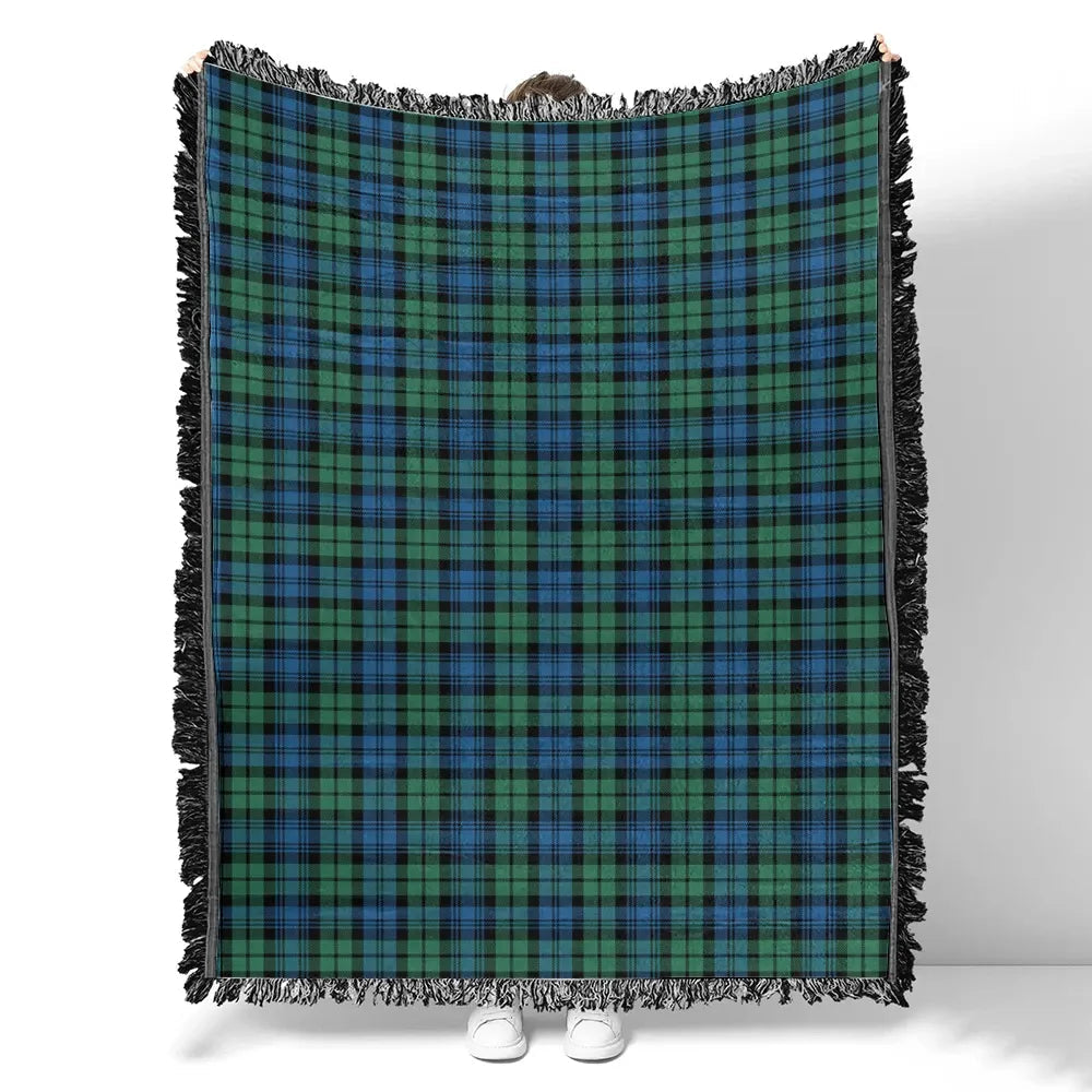 Scottish Tartan Campbell Ancient 02 Clan Woven Blanket Plaid Style