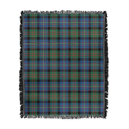 Scottish Tartan Cameron of Erracht Ancient Clan Woven Blanket Plaid Style