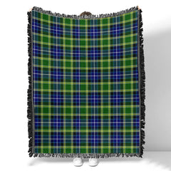 Scottish Tartan MacKellar Clan Woven Blanket Plaid Style