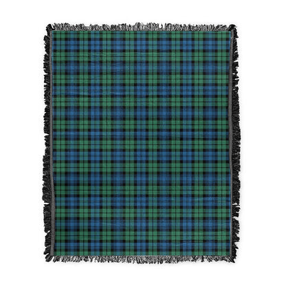 Scottish Tartan Campbell Ancient 02 Clan Woven Blanket Plaid Style