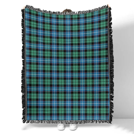 Scottish Tartan Galbraith Ancient Clan Woven Blanket Plaid Style