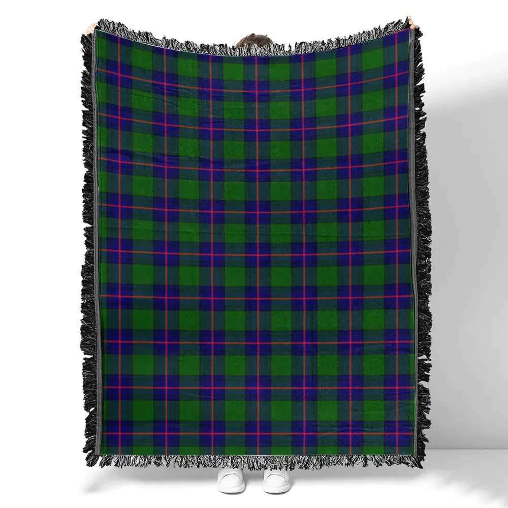 Scottish Tartan Shaw Modern Clan Woven Blanket Plaid Style