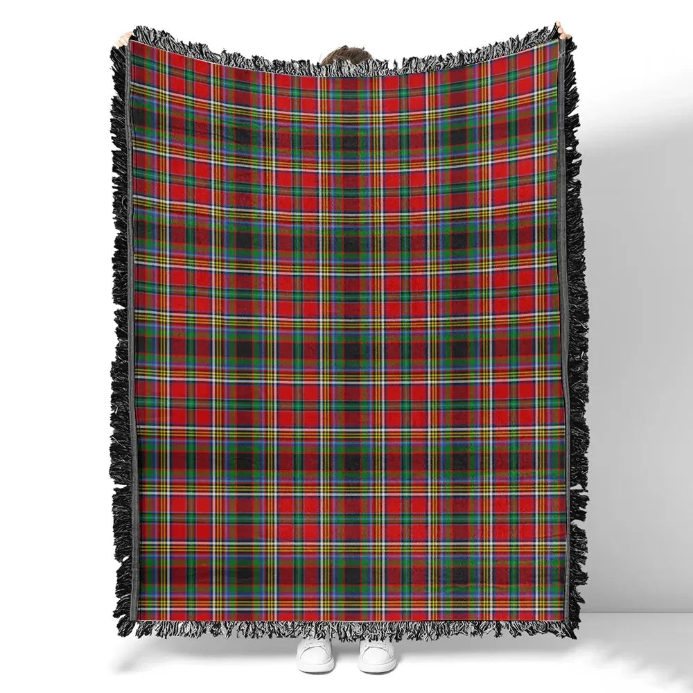 Scottish Tartan Anderson of Arbrake Clan Woven Blanket Plaid Style