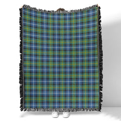Scottish Tartan MacNeill of Barra Ancient Clan Woven Blanket Plaid Style