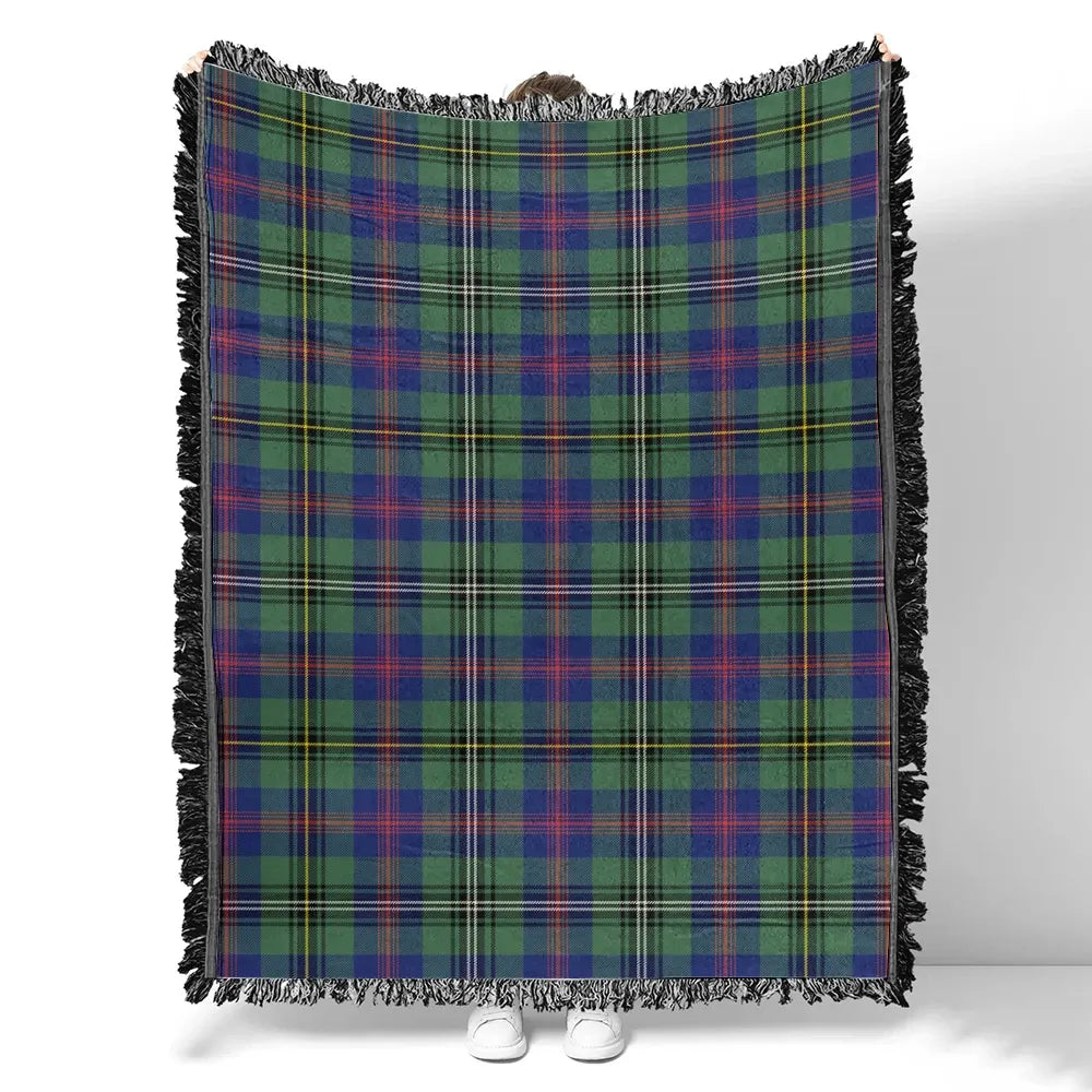 Scottish Tartan Wood Modern Clan Woven Blanket Plaid Style