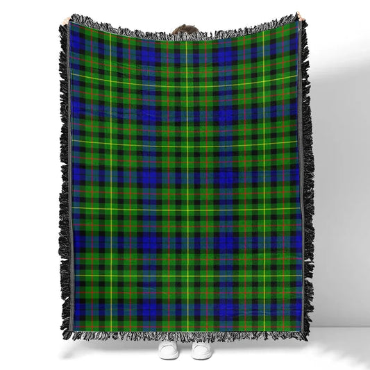 Scottish Tartan Rollo Modern Clan Woven Blanket Plaid Style