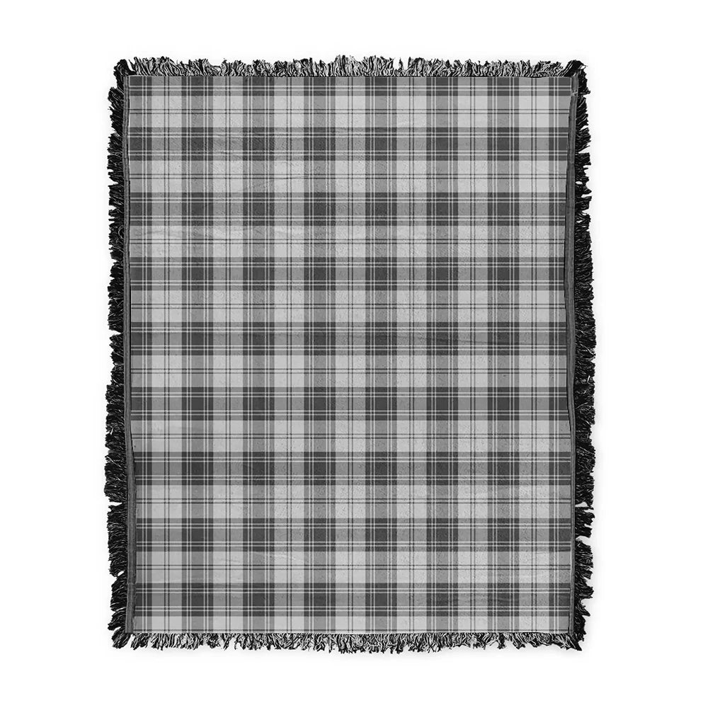 Scottish Tartan Douglas Grey Modern Clan Woven Blanket Plaid Style