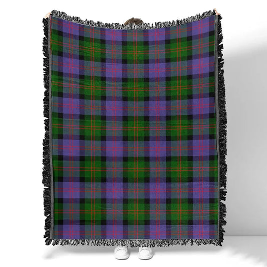 Scottish Tartan Blair Modern Clan Woven Blanket Plaid Style