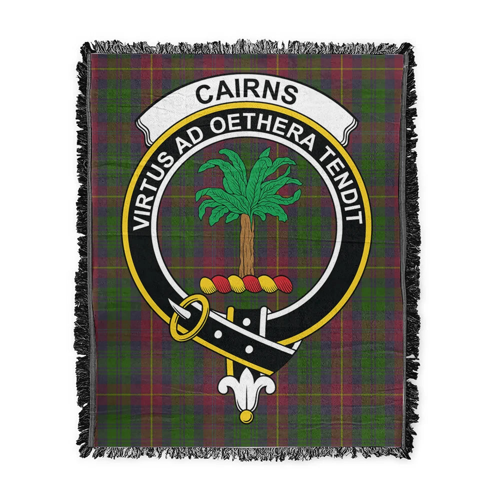 Scottish Tartan Cairns Clan Woven Blanket Crest Style