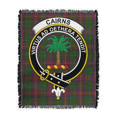 Scottish Tartan Cairns Clan Woven Blanket Crest Style