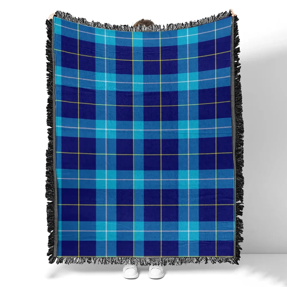 Scottish Tartan McKerrell Clan Woven Blanket Plaid Style
