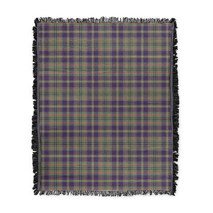 Scottish Tartan Taylor Weathered Clan Woven Blanket Plaid Style