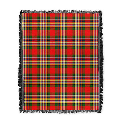 Scottish Tartan MacGill Modern Clan Woven Blanket Plaid Style