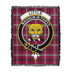 Scottish Tartan Little Clan Woven Blanket Crest Style