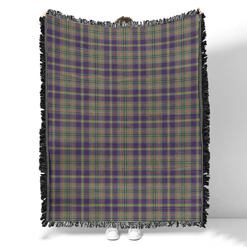 Scottish Tartan Taylor Weathered Clan Woven Blanket Plaid Style