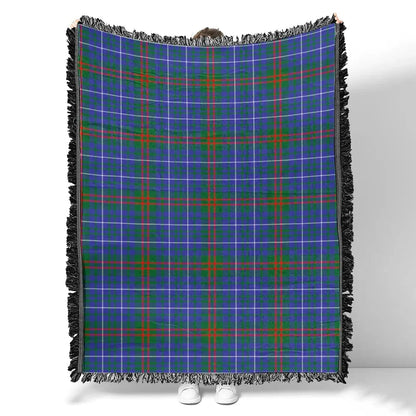 Scottish Tartan Edmonstone Clan Woven Blanket Plaid Style