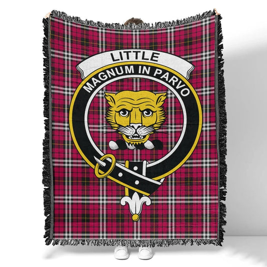 Scottish Tartan Little Clan Woven Blanket Crest Style