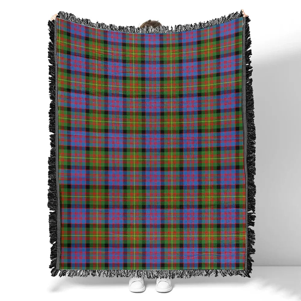 Scottish Tartan Carnegie Ancient Clan Woven Blanket Plaid Style