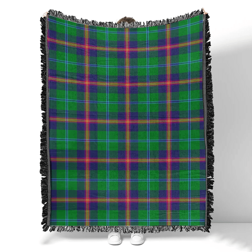 Scottish Tartan Young Modern Clan Woven Blanket Plaid Style