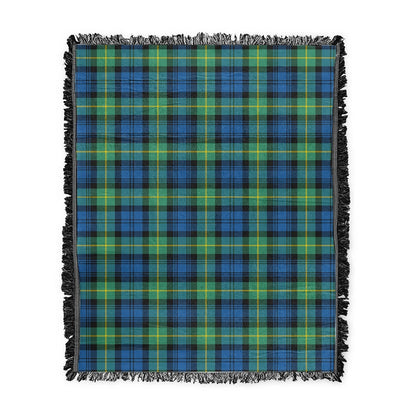 Scottish Tartan Gordon Ancient Clan Woven Blanket Plaid Style