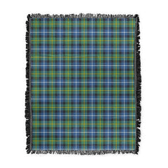 Scottish Tartan MacNeill of Barra Ancient Clan Woven Blanket Plaid Style