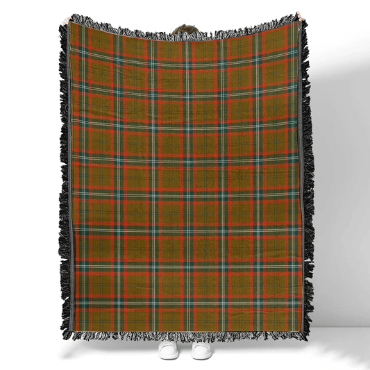 Scottish Tartan Seton Hunting Modern Clan Woven Blanket Plaid Style