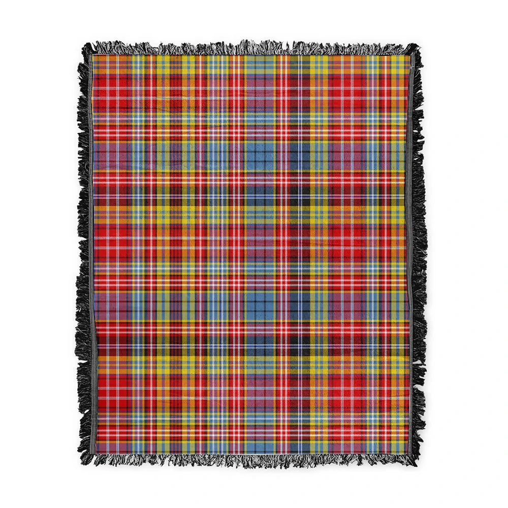 Scottish Tartan Ogilvie of Airlie Ancient Clan Woven Blanket Plaid Style