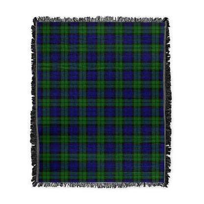 Scottish Tartan Campbell Modern Clan Woven Blanket Plaid Style