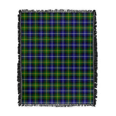 Scottish Tartan MacNeill of Barra Modern Clan Woven Blanket Plaid Style