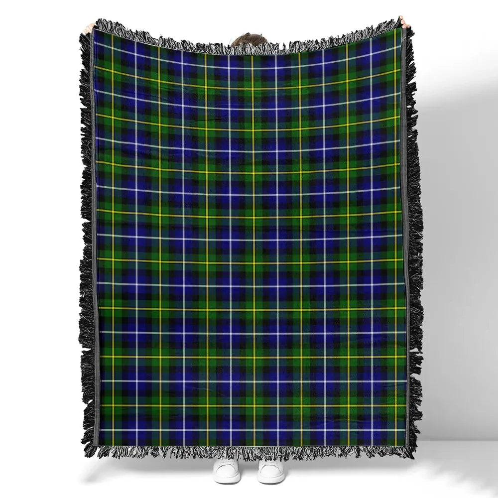Scottish Tartan MacNeill of Barra Modern Clan Woven Blanket Plaid Style