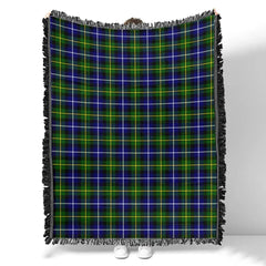 Scottish Tartan MacNeill of Barra Modern Clan Woven Blanket Plaid Style