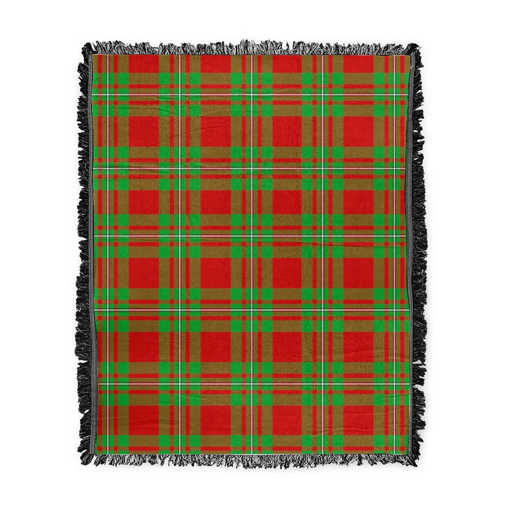 Scottish Tartan MacGregor Modern Clan Woven Blanket Plaid Style