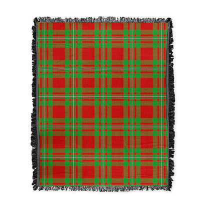 Scottish Tartan MacGregor Modern Clan Woven Blanket Plaid Style