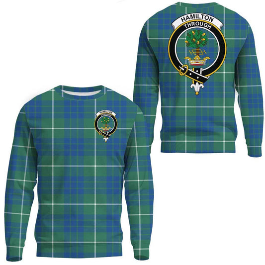 Hamilton Hunting Ancient Tartan Crest Sweatshirt