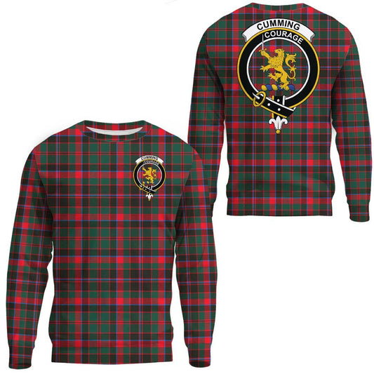 Cumming Hunting Modern Tartan Crest Sweatshirt