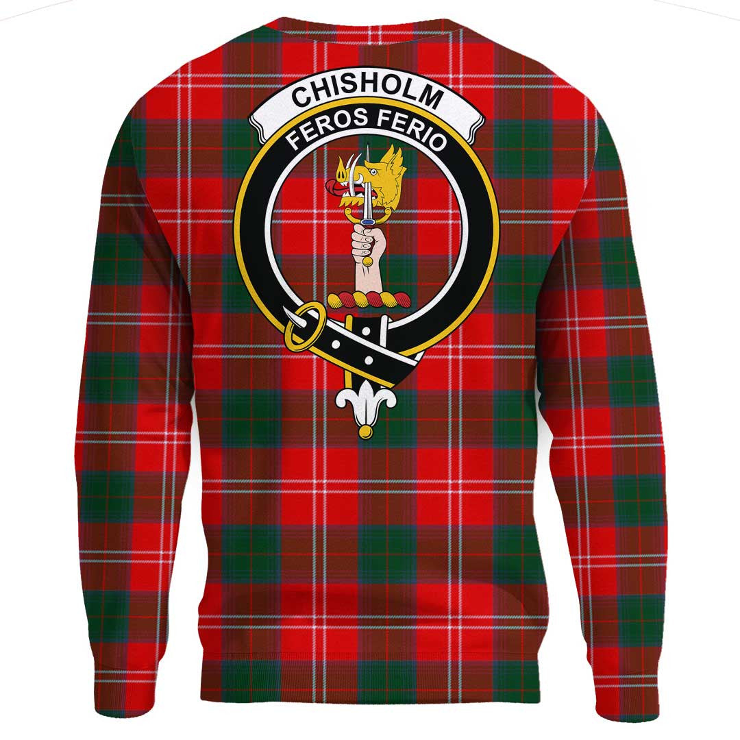 Chisholm Modern Tartan Crest Sweatshirt